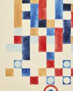 Affiches & Lithographies>Maison Sarah Lavoine Affiche Salle Des Fetes multicolore