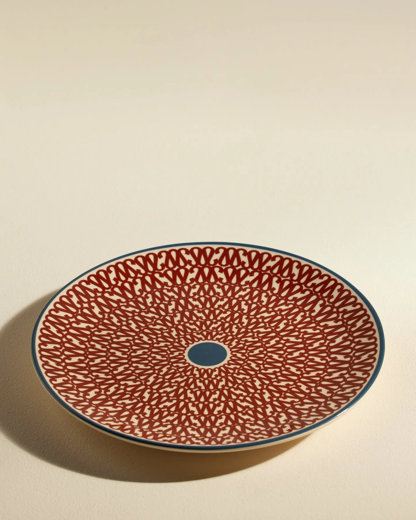 Collection Sarah|Assiettes>Maison Sarah Lavoine Assiette plate Sarah - Carmin