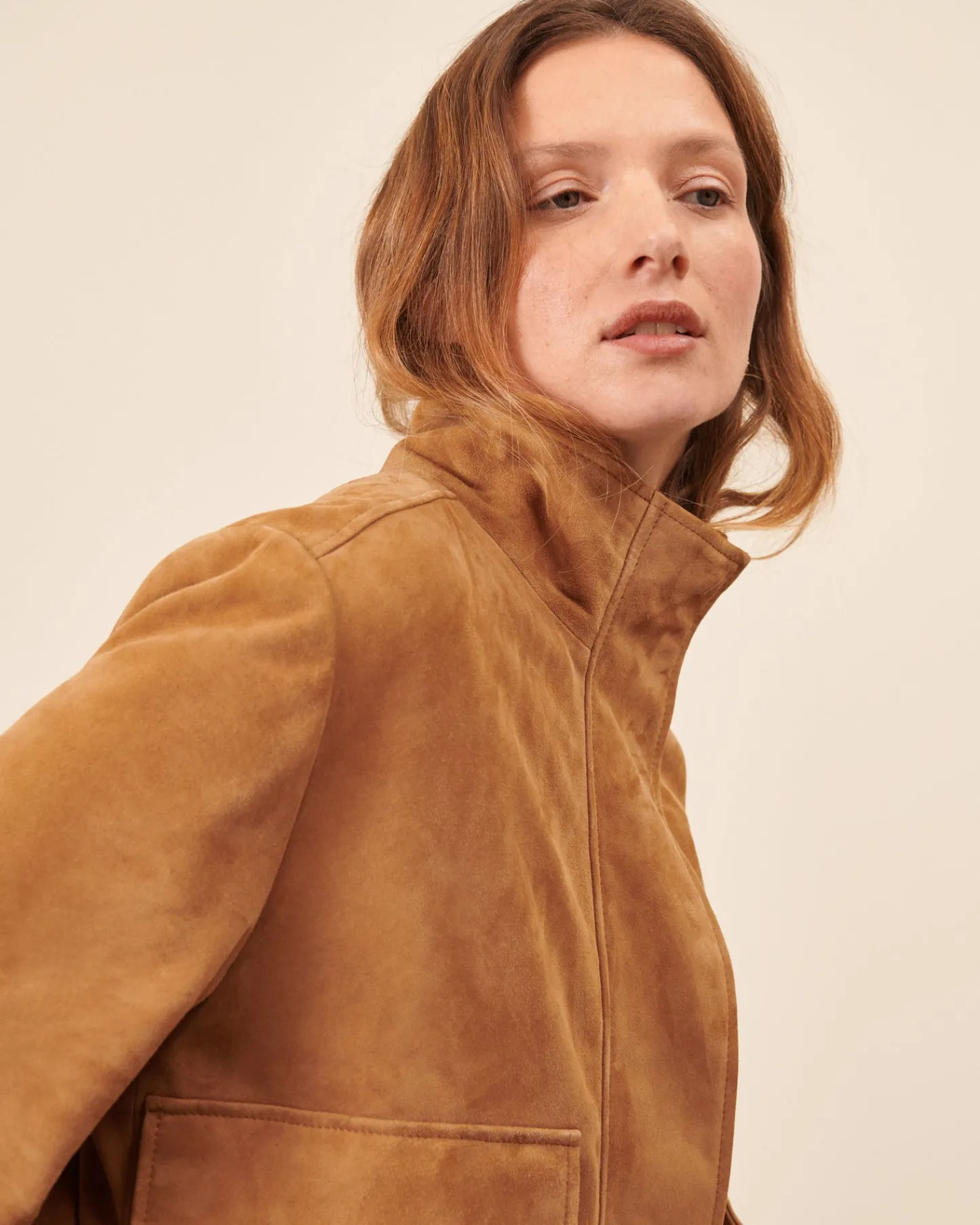 Hauts>Maison Sarah Lavoine Blouson Alma - Camel