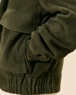 Hauts>Maison Sarah Lavoine Blouson Alma - Kaki