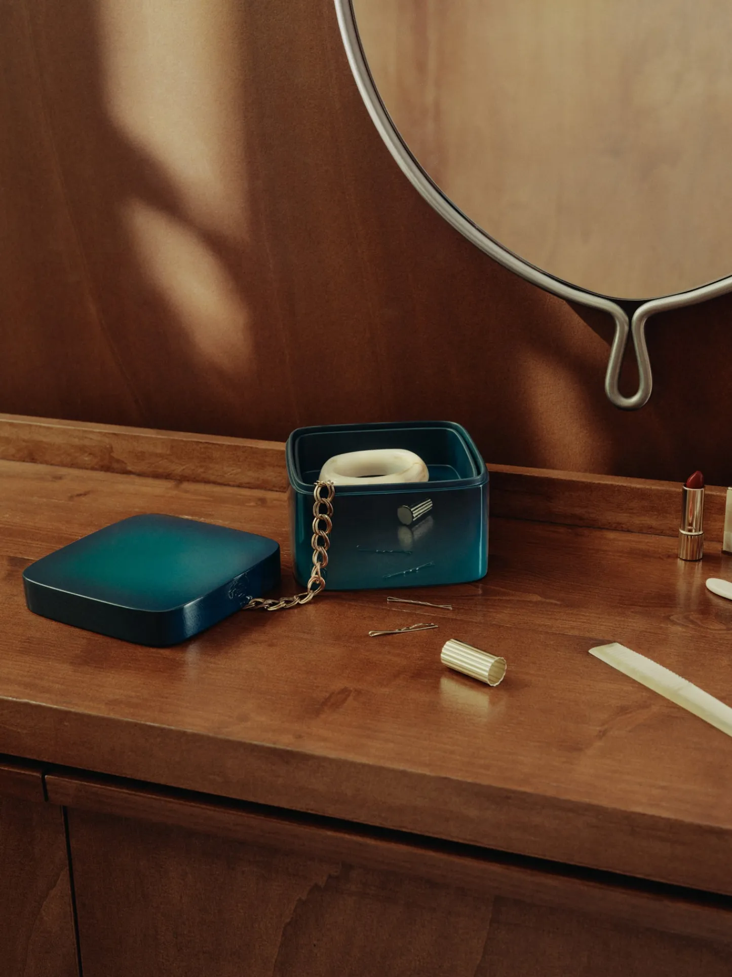 Objets & Déco>Maison Sarah Lavoine Boîte à bijoux Oscar - Carmin