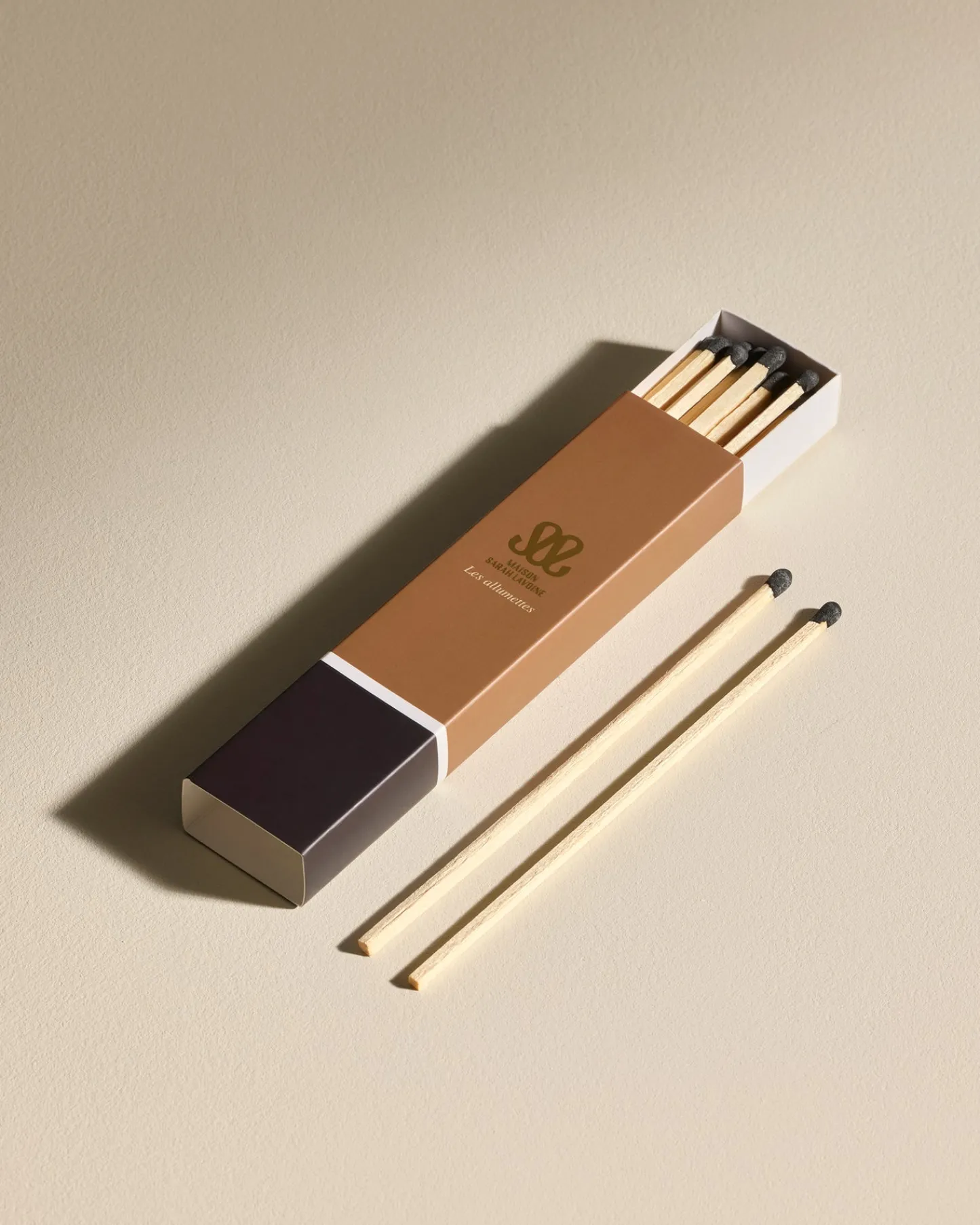 Bougies & Parfums|Bougeoirs & Photophores>Maison Sarah Lavoine Boîte allumettes - Fauve