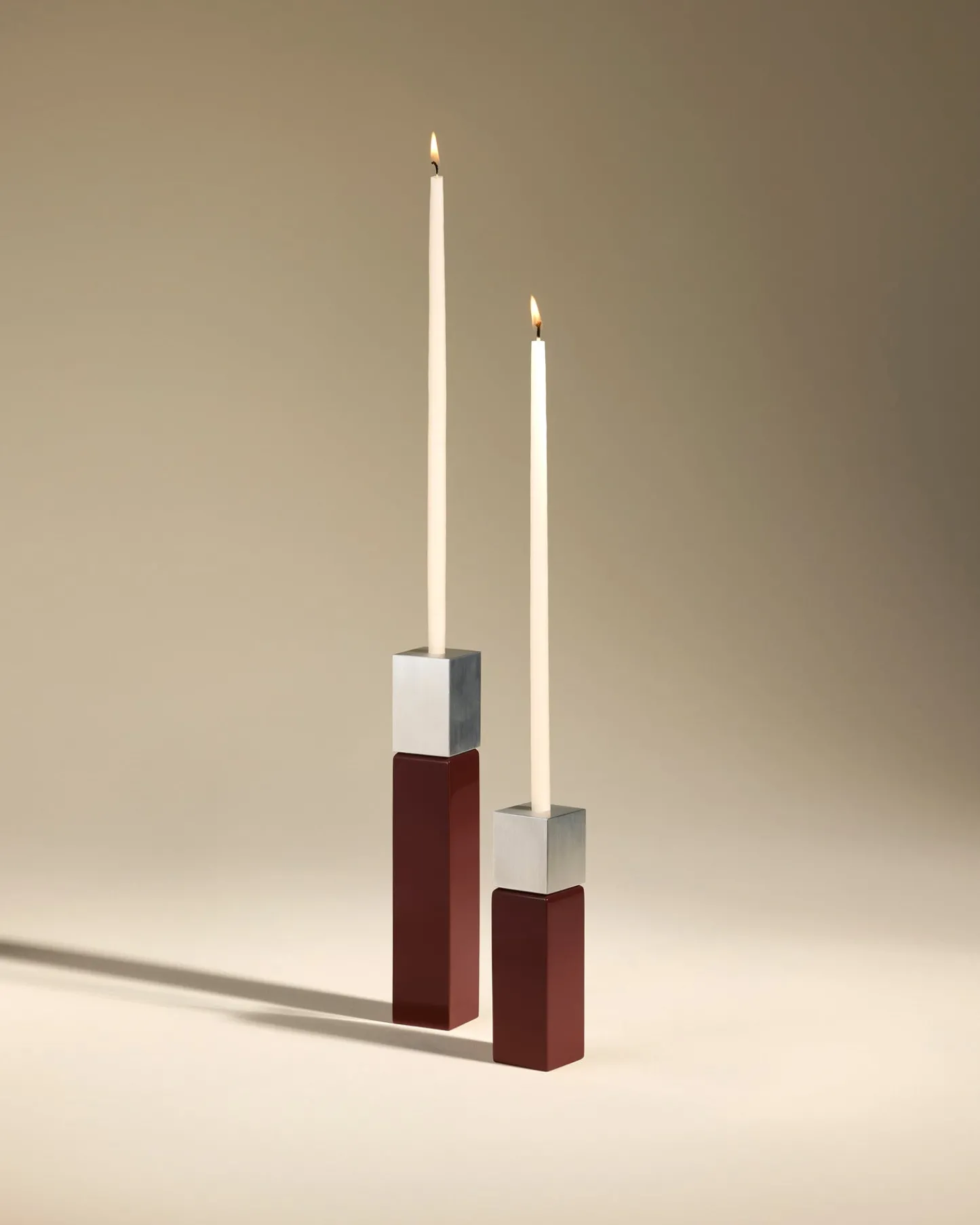 Bougeoirs & Photophores>Maison Sarah Lavoine Bougeoir Oscar - Carmin