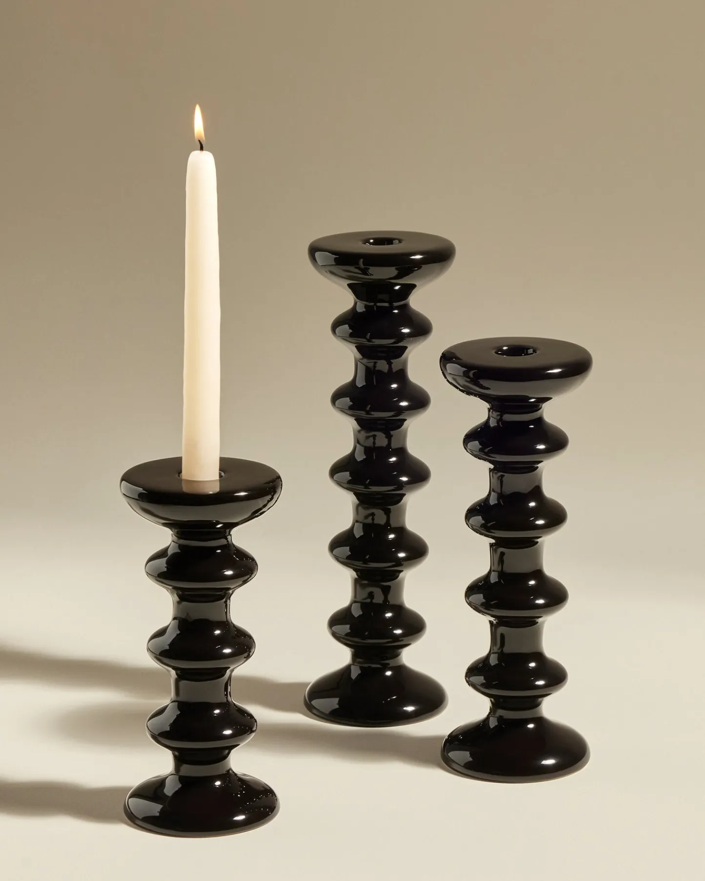 Bougeoirs & Photophores>Maison Sarah Lavoine Bougeoir Slave - Noir