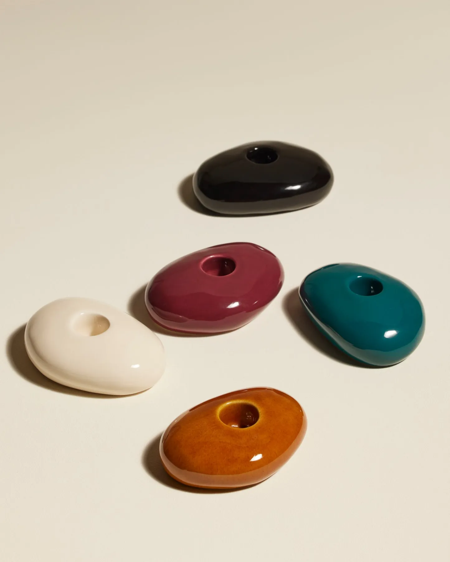 Bougeoirs & Photophores>Maison Sarah Lavoine Bougeoir Stone - Bleu Sarah