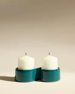 Bougeoirs & Photophores>Maison Sarah Lavoine Bougeoir Toi Et Moi - Bleu Sarah