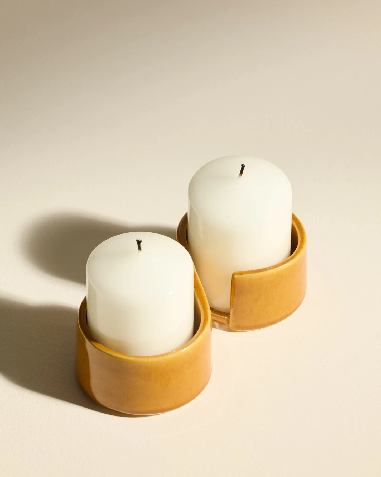 Bougeoirs & Photophores>Maison Sarah Lavoine Bougeoir Toi Et Moi - Fauve