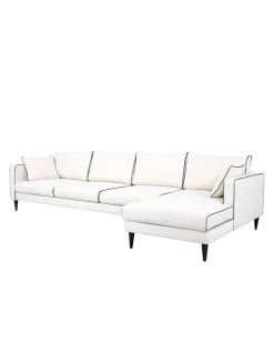 Canapés>Maison Sarah Lavoine Canapé d'angle droit Noa - Blanc