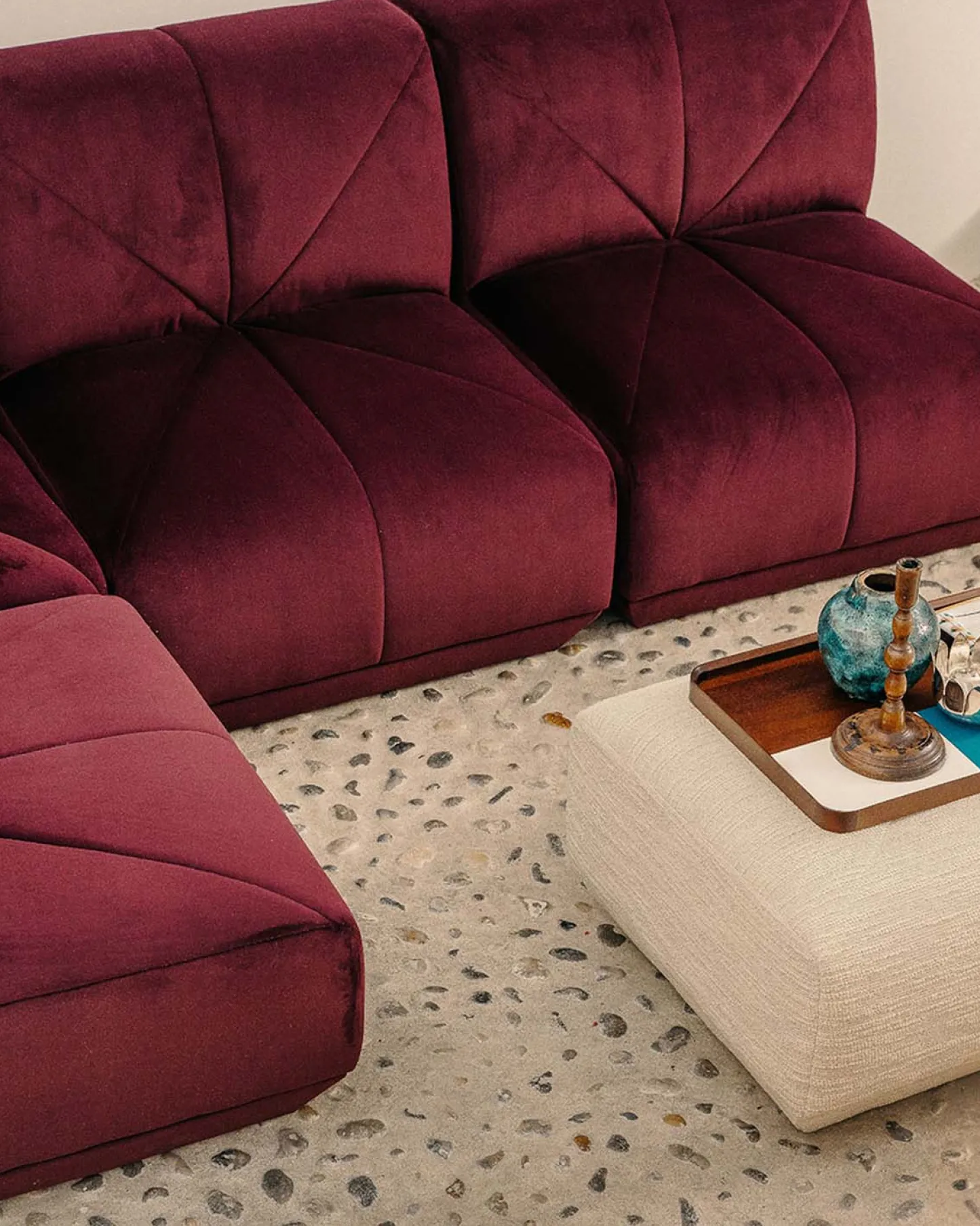 Chauffeuses|Canapés>Maison Sarah Lavoine Chauffeuse Chill - Cassis