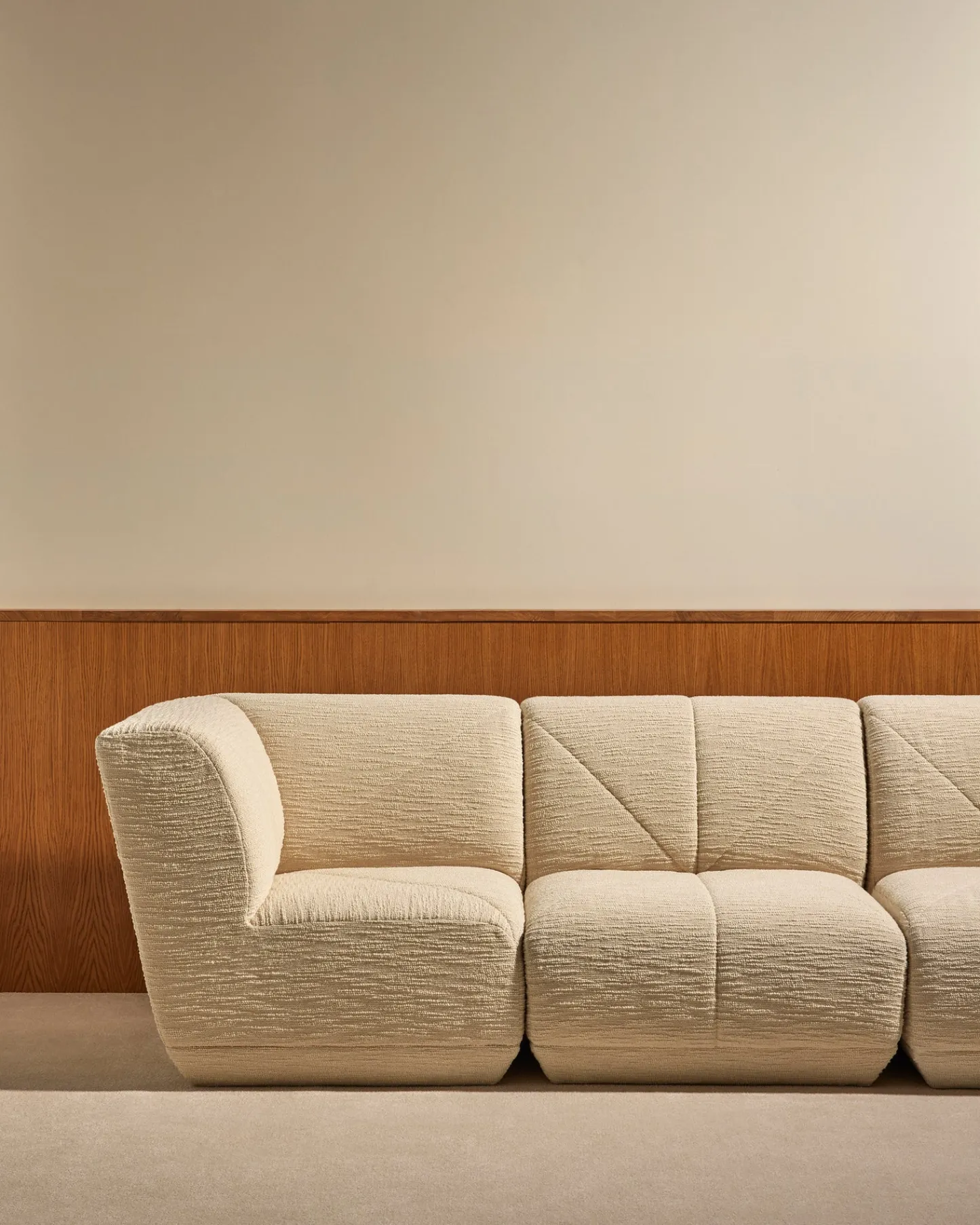 Chauffeuses|Canapés>Maison Sarah Lavoine Chauffeuse d'Angle Chill - Ecru