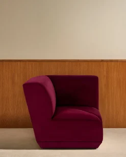 Chauffeuses|Canapés>Maison Sarah Lavoine Chauffeuse d'Angle Chill - Cassis