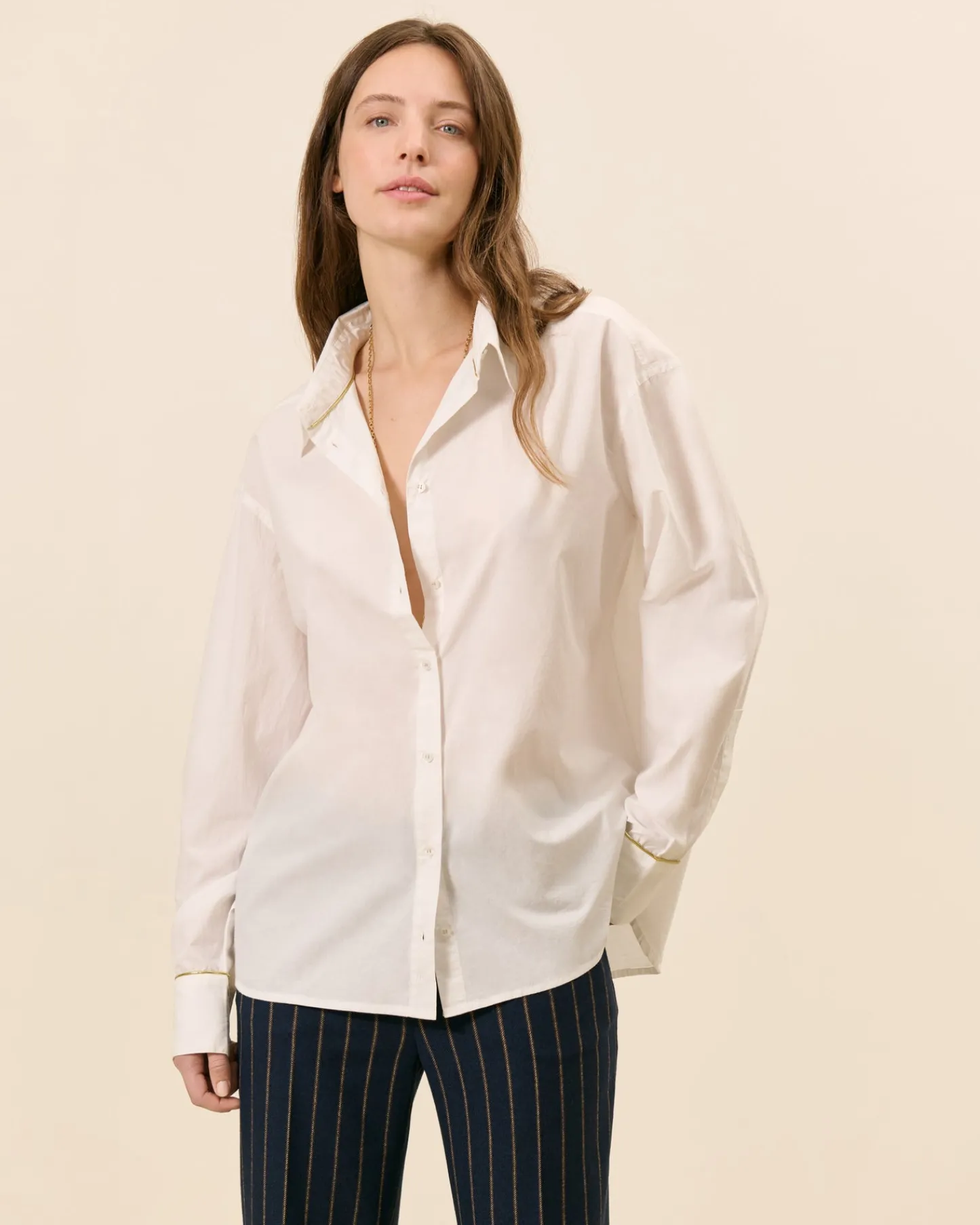 Hauts>Maison Sarah Lavoine Chemise Haussmann - Blanc