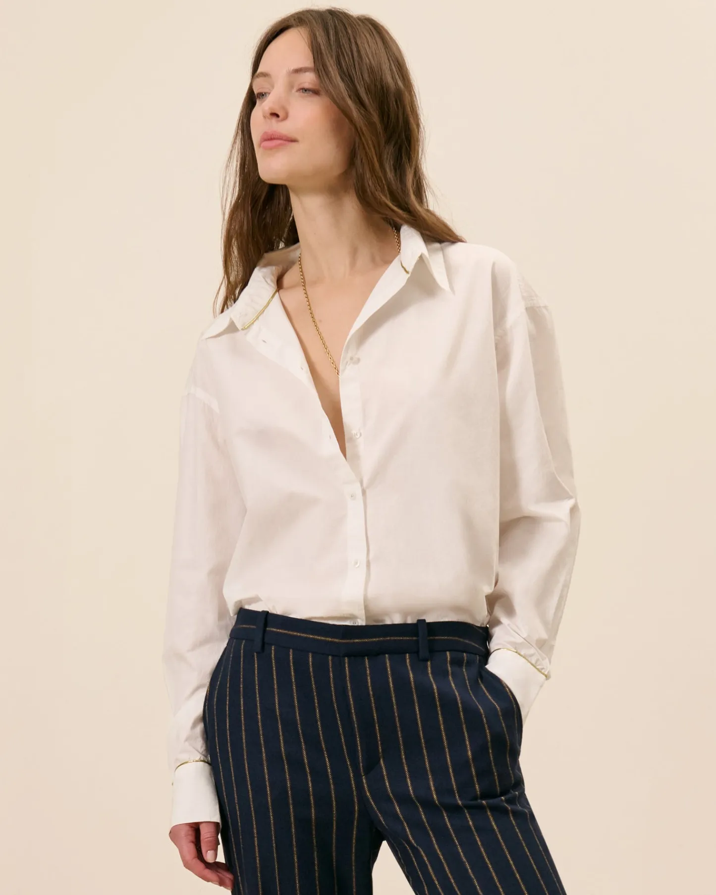 Hauts>Maison Sarah Lavoine Chemise Haussmann - Blanc