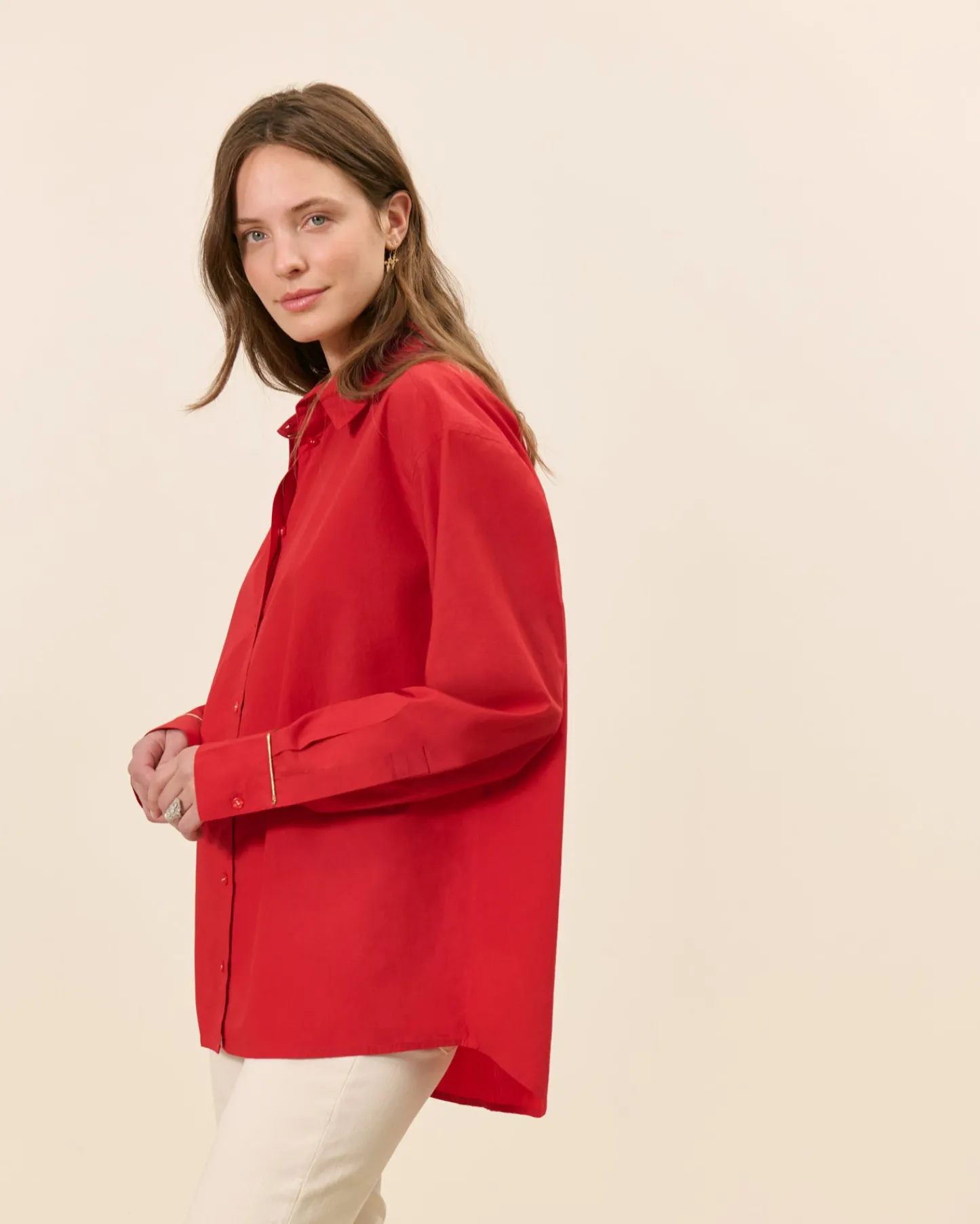Hauts>Maison Sarah Lavoine Chemise Haussmann - Rouge
