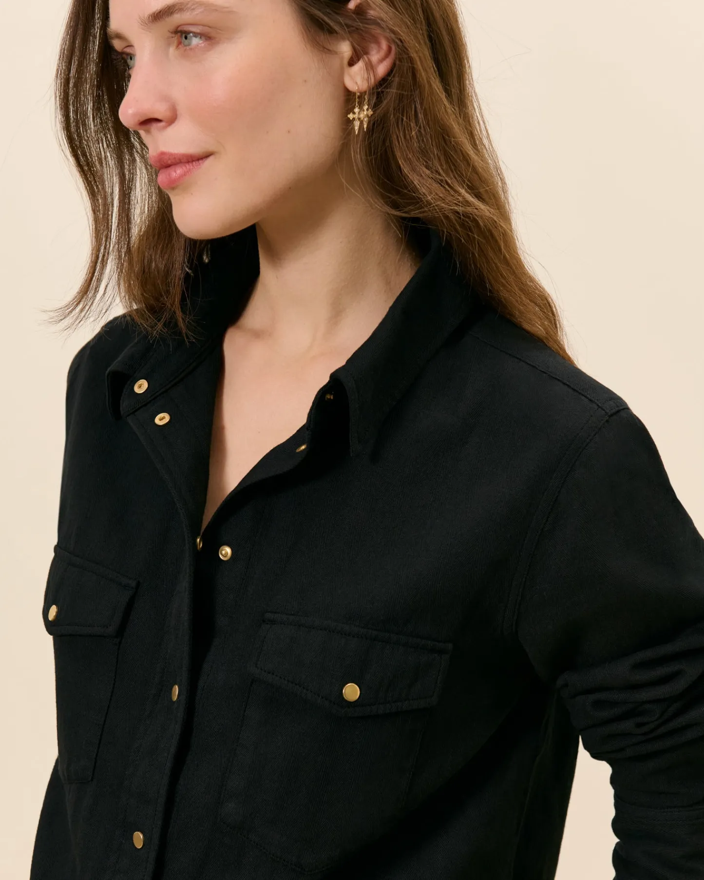 Hauts>Maison Sarah Lavoine Chemise Lafayette - Noir