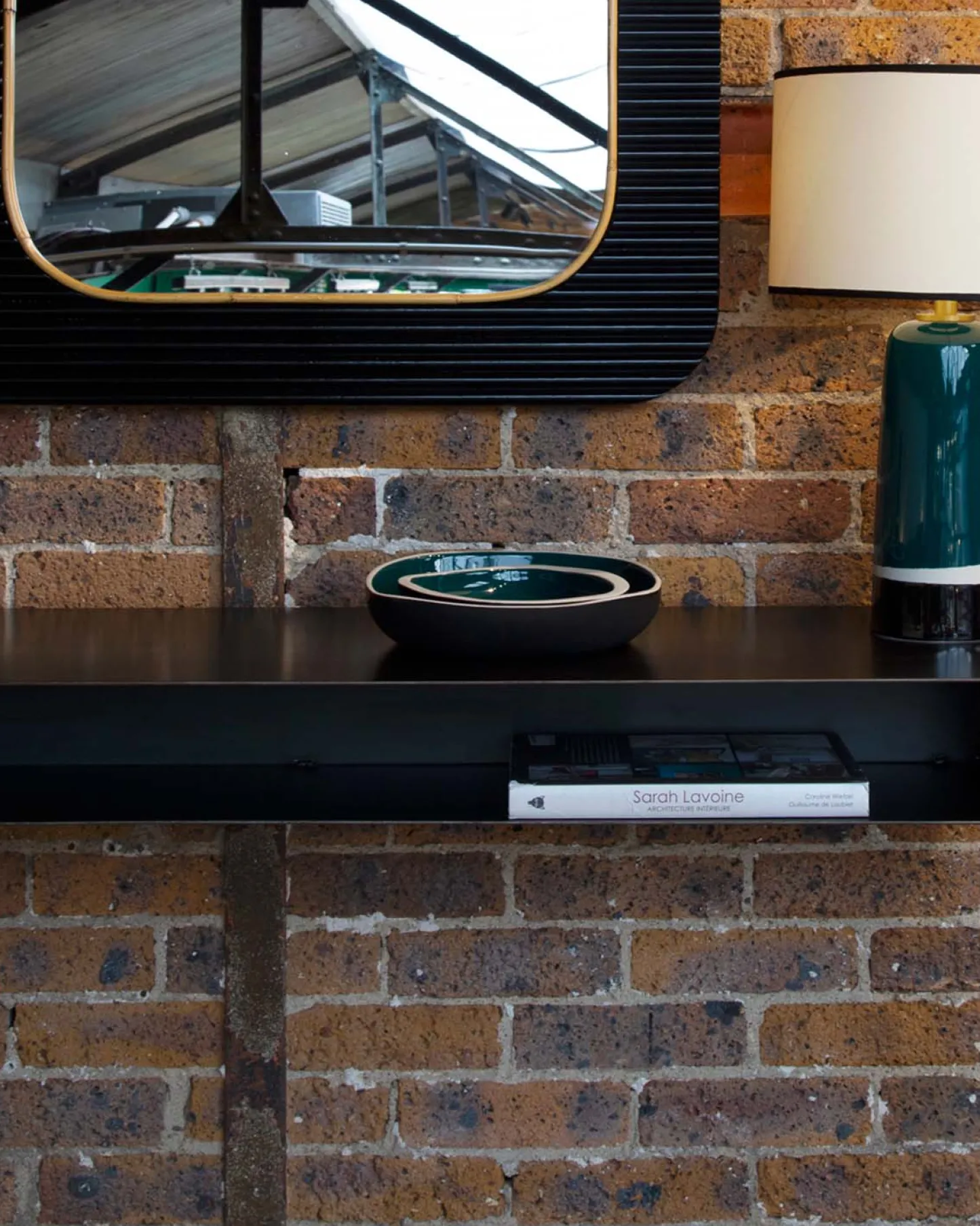 Collection Tokyo|Consoles>Maison Sarah Lavoine Console Tokyo Acier Ciré - Noir