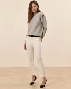 Jeans|Bas>Maison Sarah Lavoine Jean Sol court - Ecru