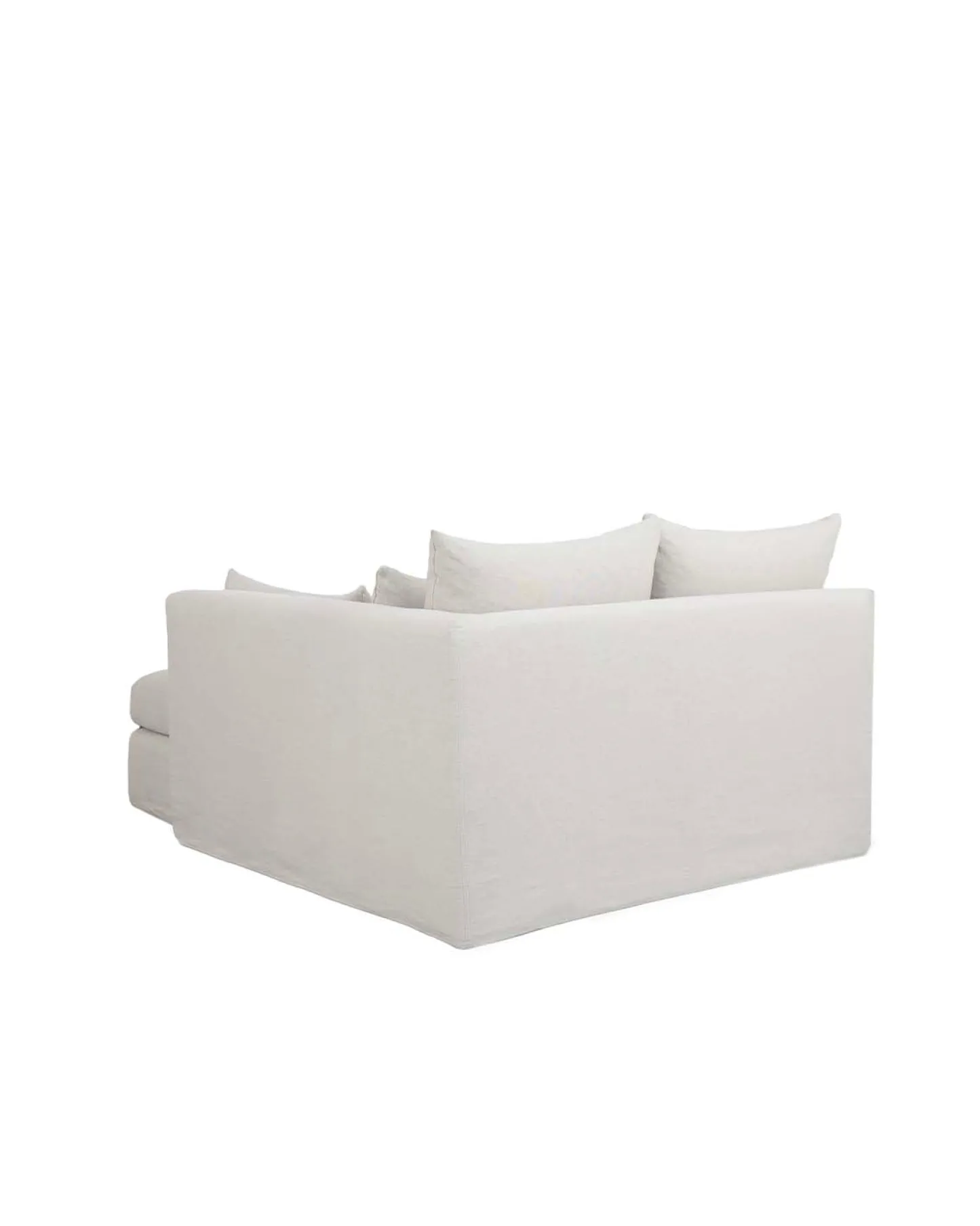 Divans Et Méridiennes|Canapés>Maison Sarah Lavoine Méridienne SuperBox - Accoudoir droite - Gris clair