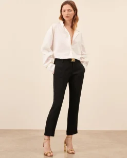 Costumes|Bas>Maison Sarah Lavoine Pantalon de smoking Claude court - Noir