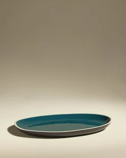 Collection Sicilia|Plats De Service>Maison Sarah Lavoine Plat Sicilia - Bleu Sarah