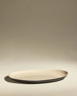 Collection Sicilia|Plats De Service>Maison Sarah Lavoine Plat Sicilia - Ecru