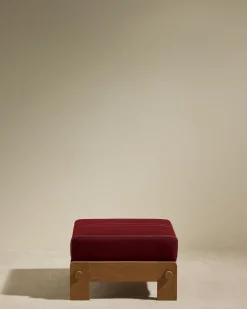 Poufs>Maison Sarah Lavoine Pouf Graney - Carmin