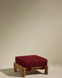 Poufs>Maison Sarah Lavoine Pouf Graney - Carmin