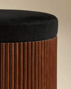 Poufs>Maison Sarah Lavoine Pouf Riviera - Noir