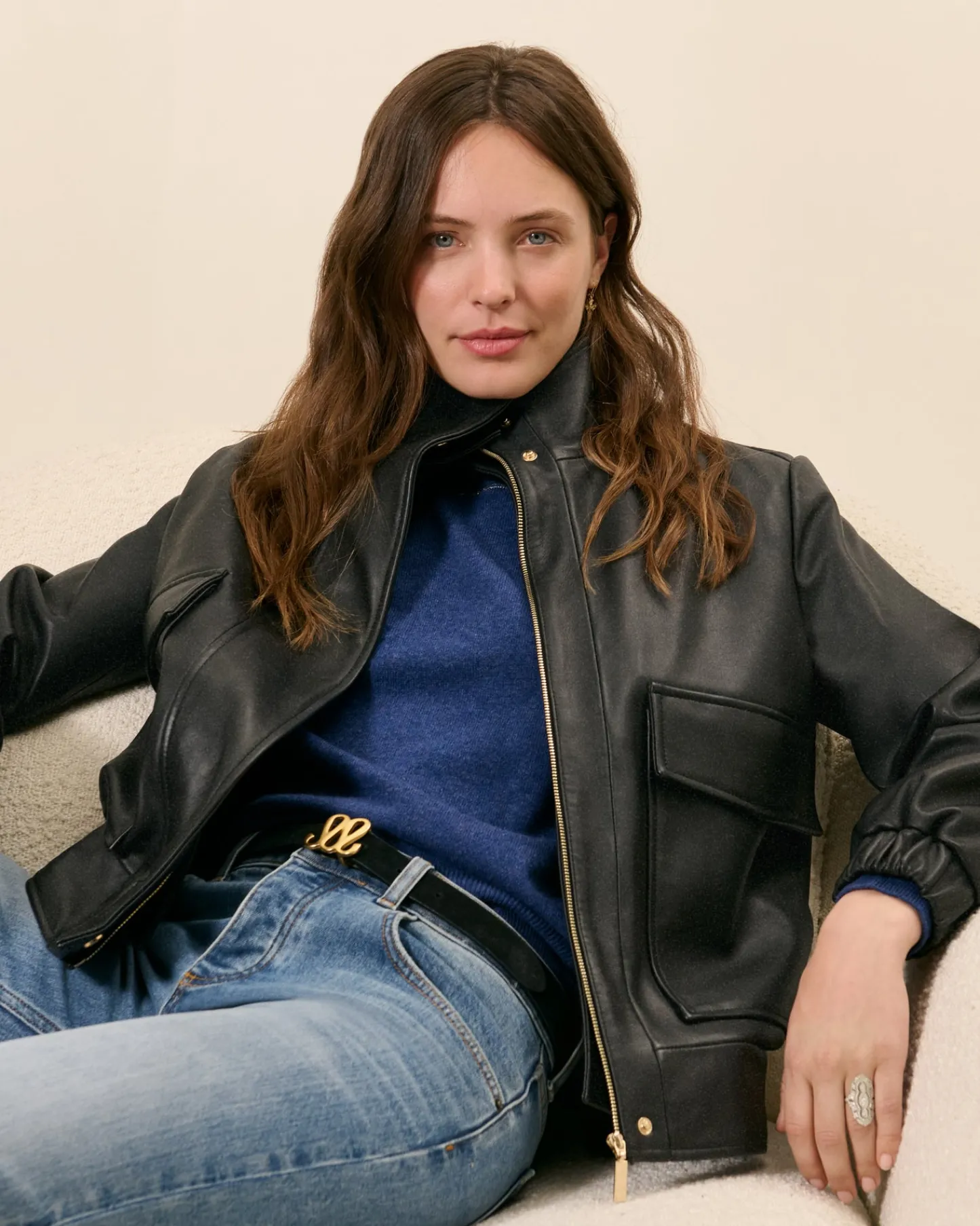 Hauts>Maison Sarah Lavoine Pull Auteuil - Bleu