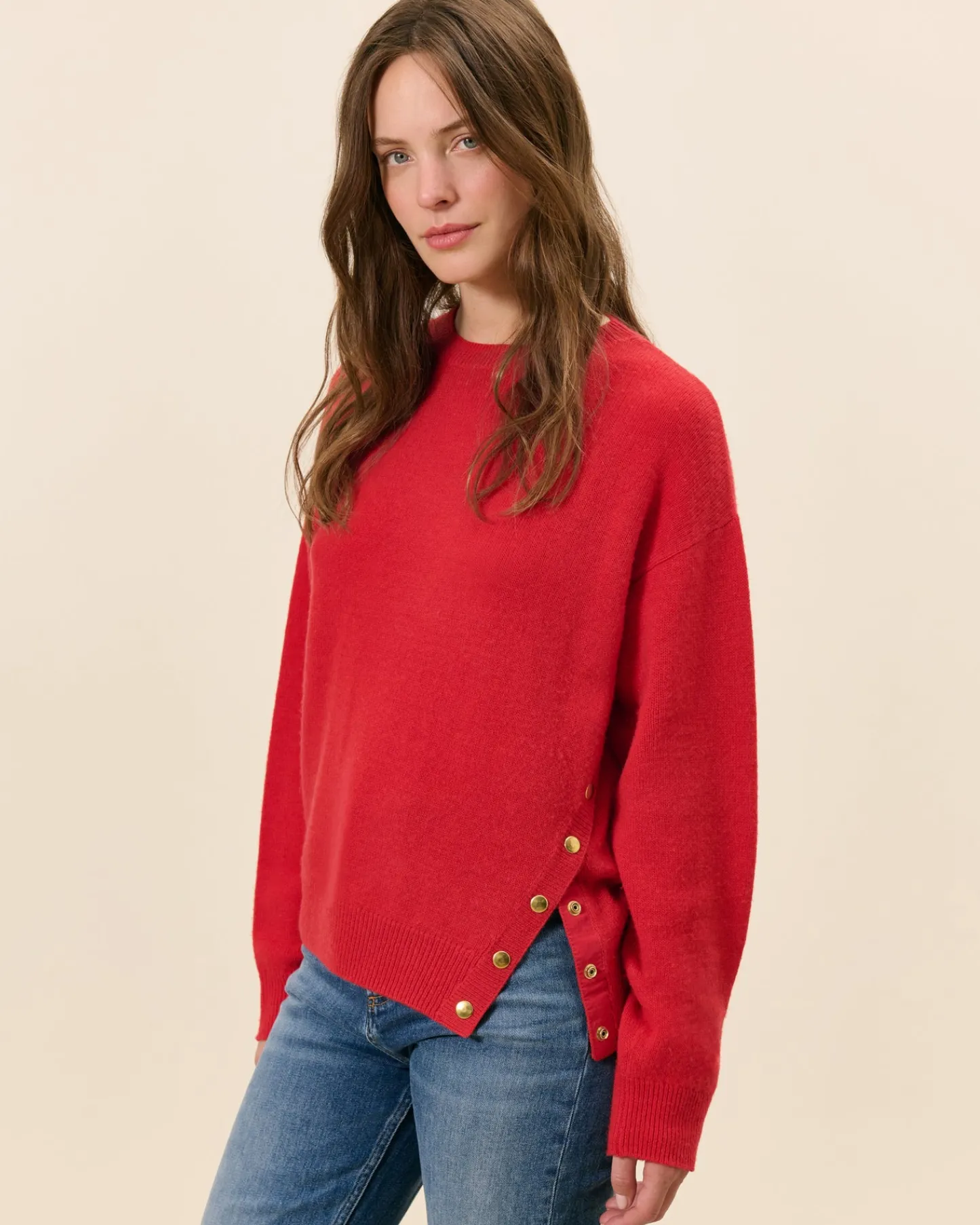 Hauts>Maison Sarah Lavoine Pull Ranelagh - Rouge