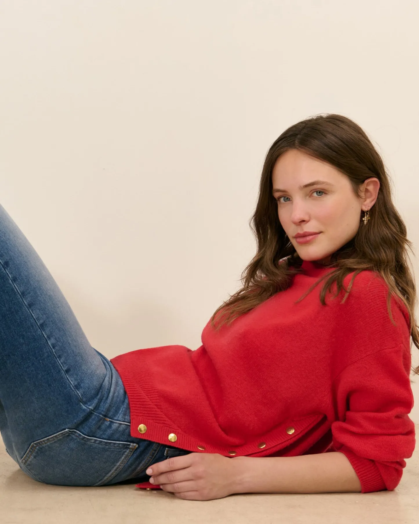 Hauts>Maison Sarah Lavoine Pull Ranelagh - Rouge