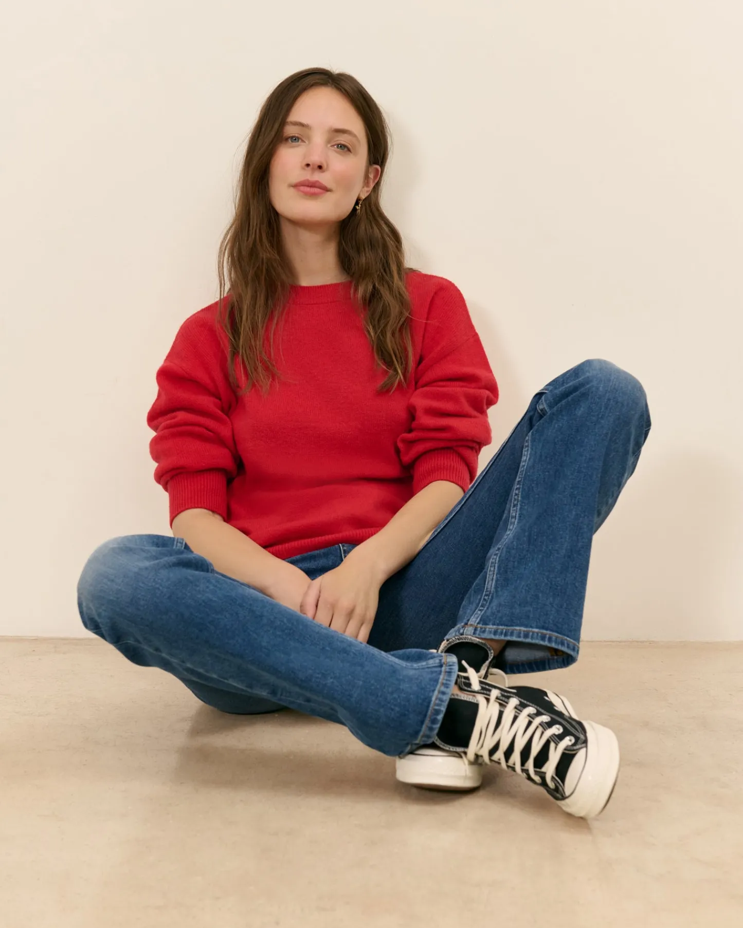 Hauts>Maison Sarah Lavoine Pull Ranelagh - Rouge