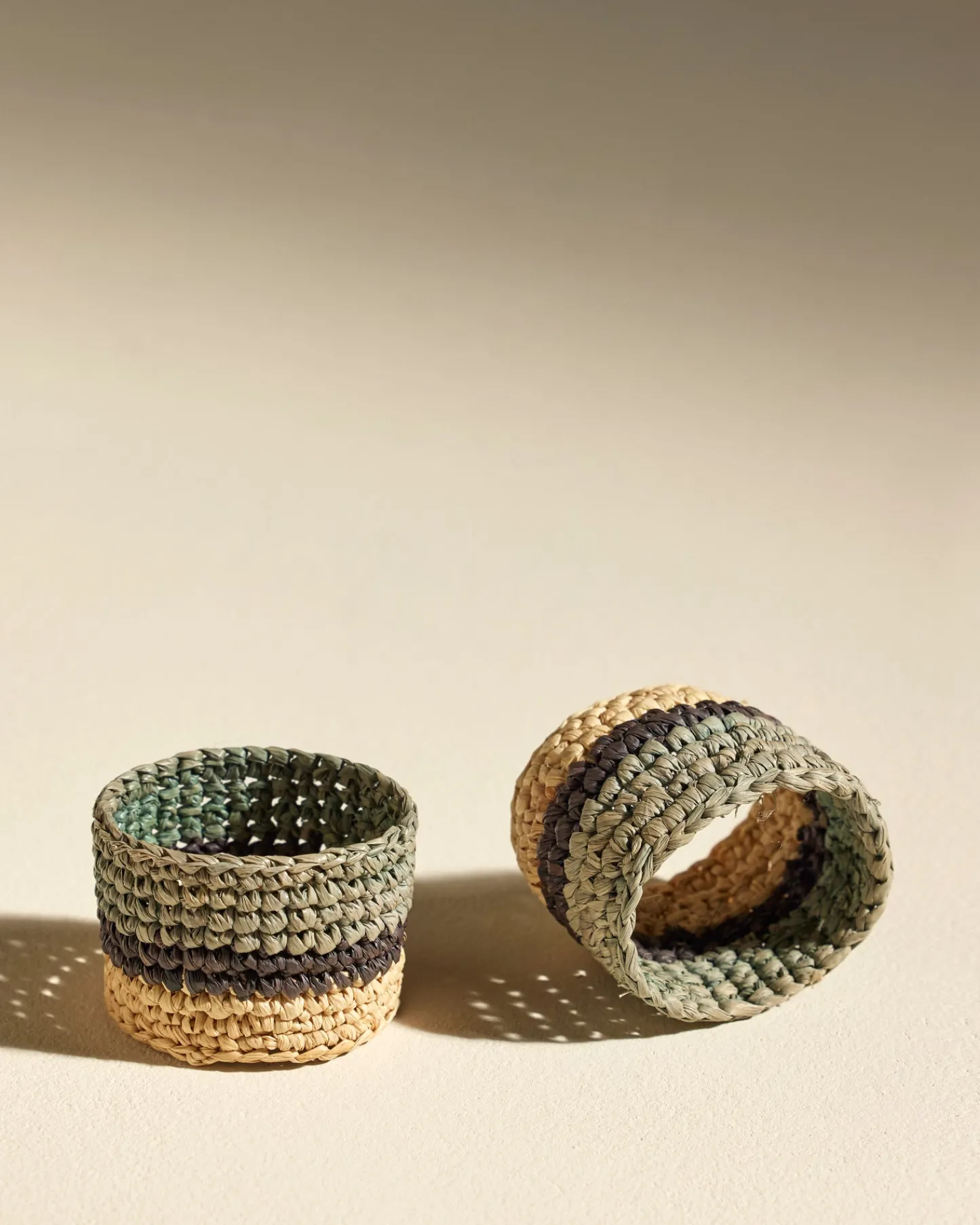 Linge De Table>Maison Sarah Lavoine Rond de serviette Globe - Céladon Pousse de Tilleul