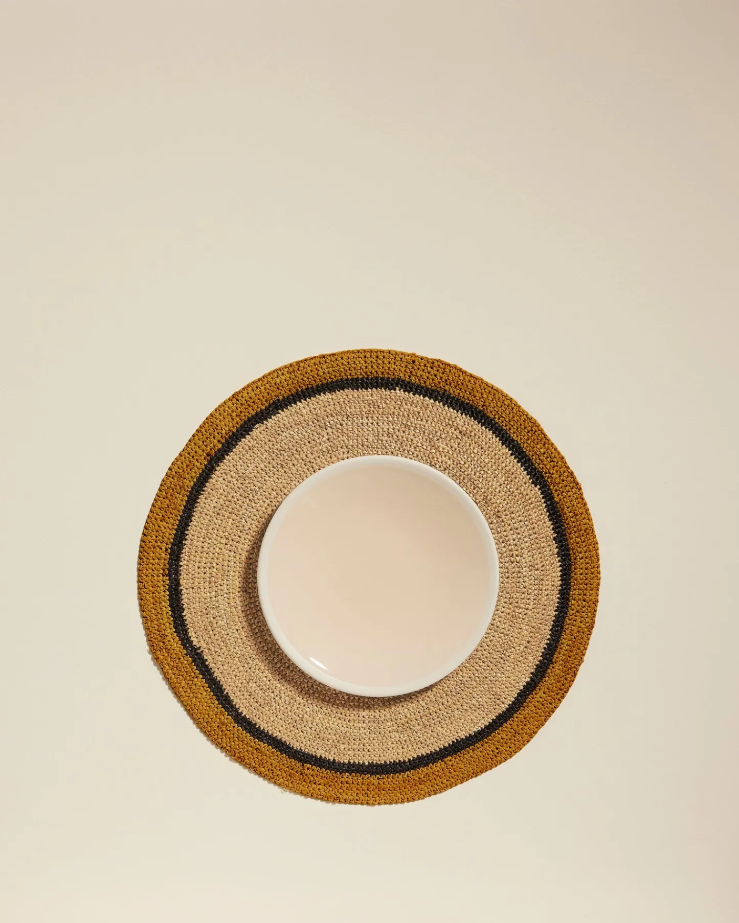 Linge De Table>Maison Sarah Lavoine Set de table Globe - Naturel / Safran