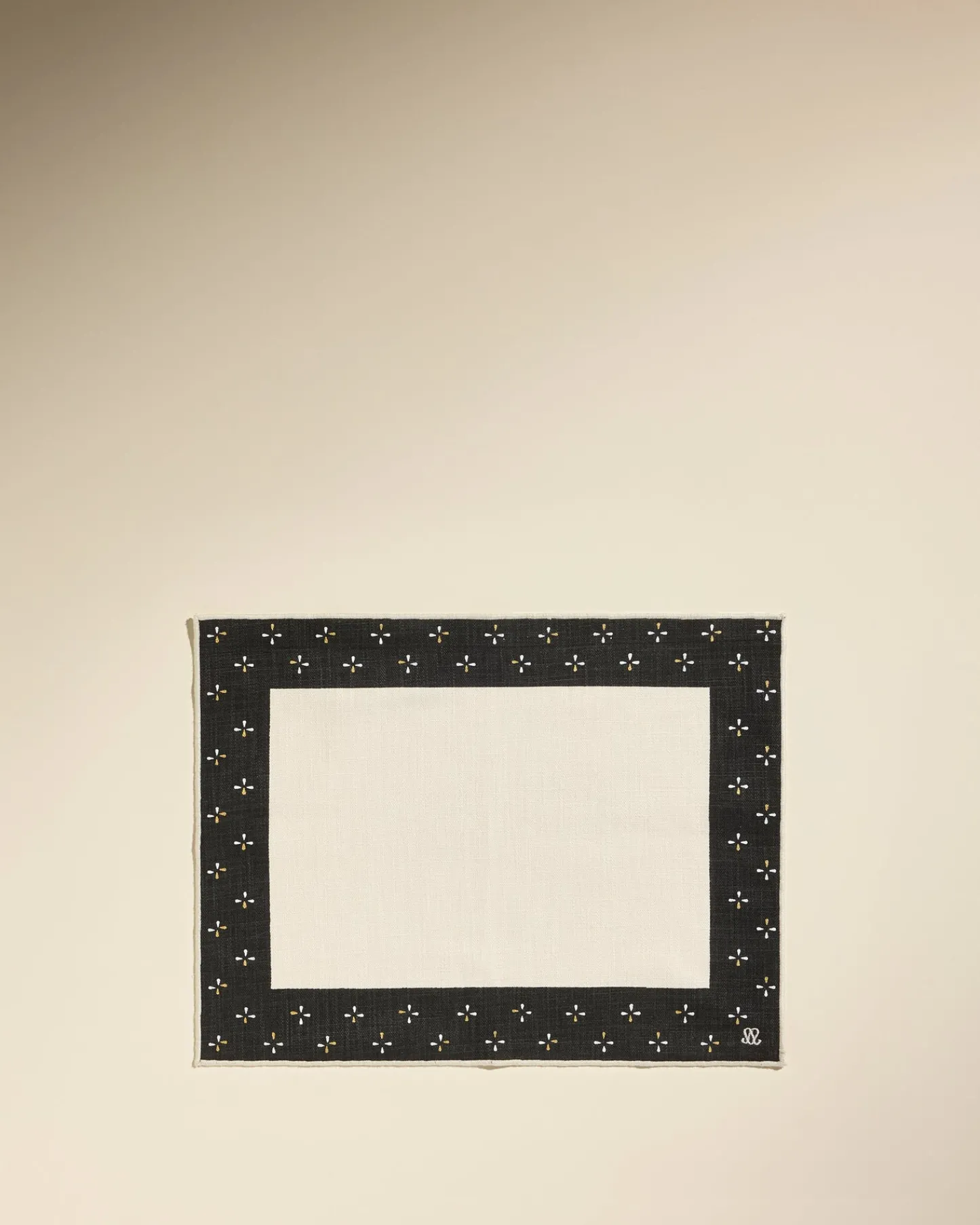 Linge De Table>Maison Sarah Lavoine Set de table Murmure - Noir