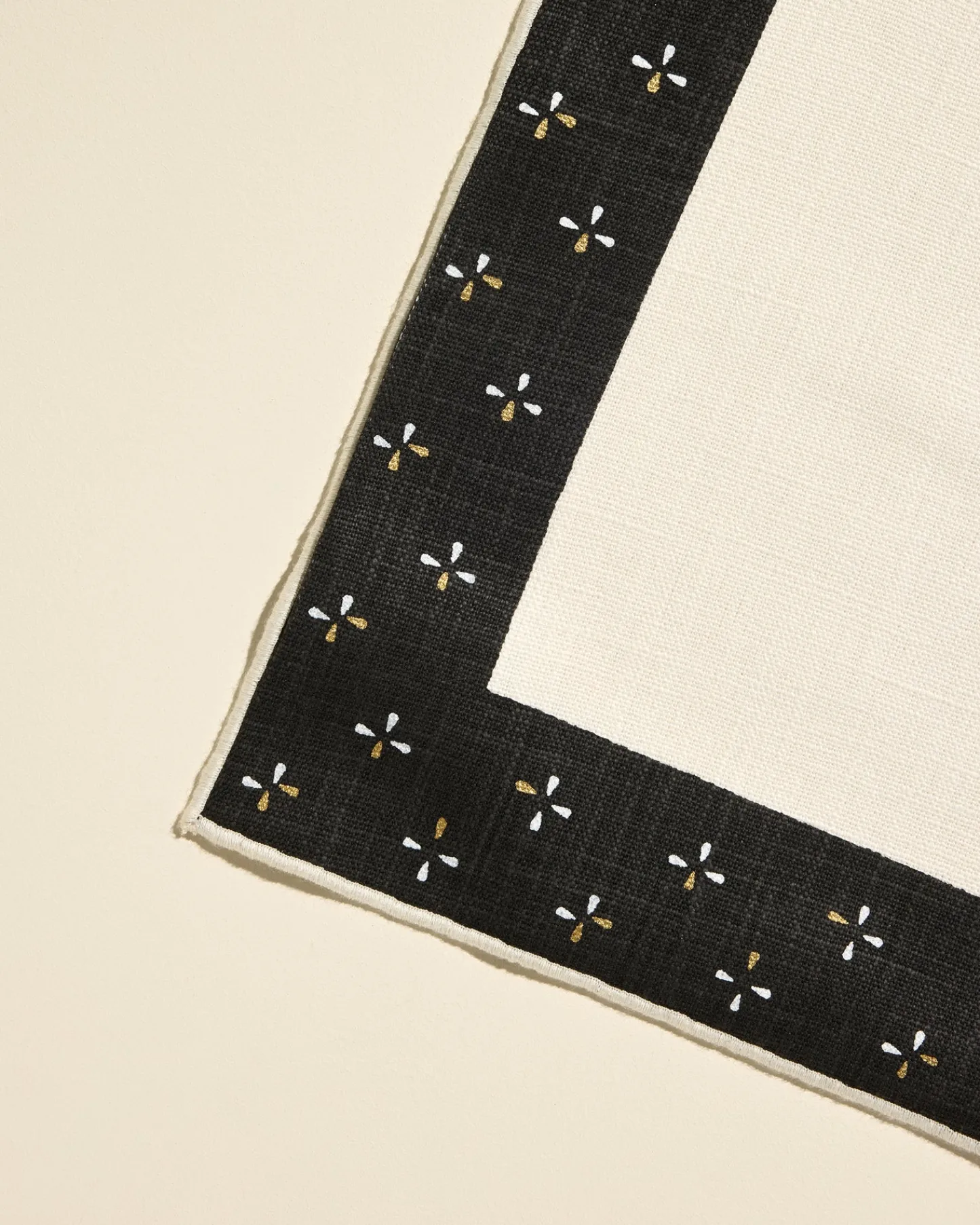 Linge De Table>Maison Sarah Lavoine Set de table Murmure - Noir