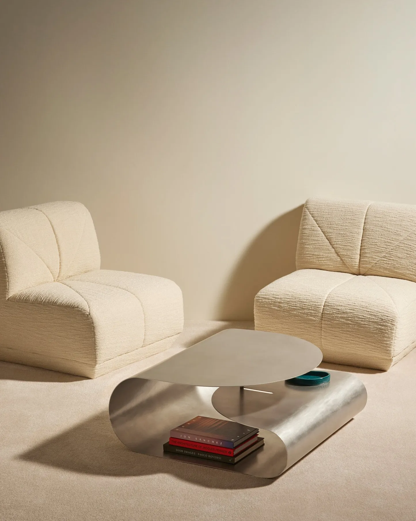 Tables Basses>Maison Sarah Lavoine Table basse Gégé - Inox brossé