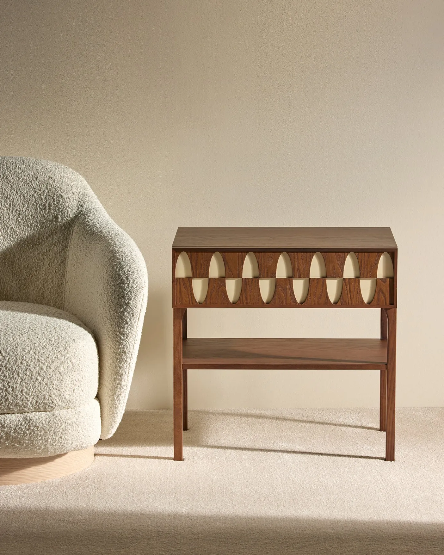 Tables D'Appoint Et Chevets>Maison Sarah Lavoine Table de chevet Ecailles - Noyer