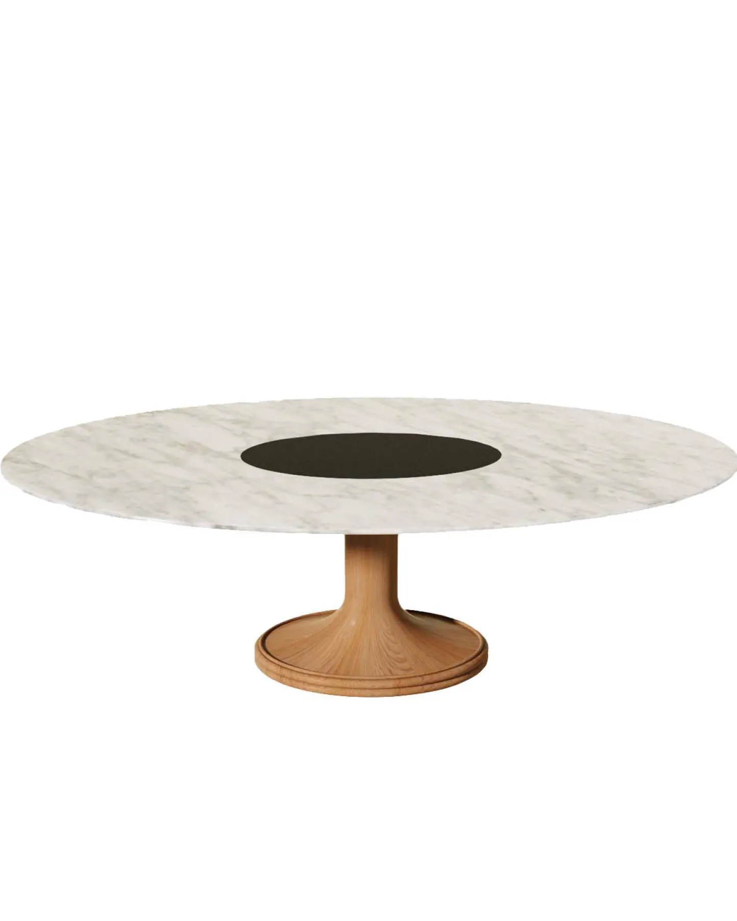 Tables Hautes>Maison Sarah Lavoine Table ronde Riviera Marbre Blanc