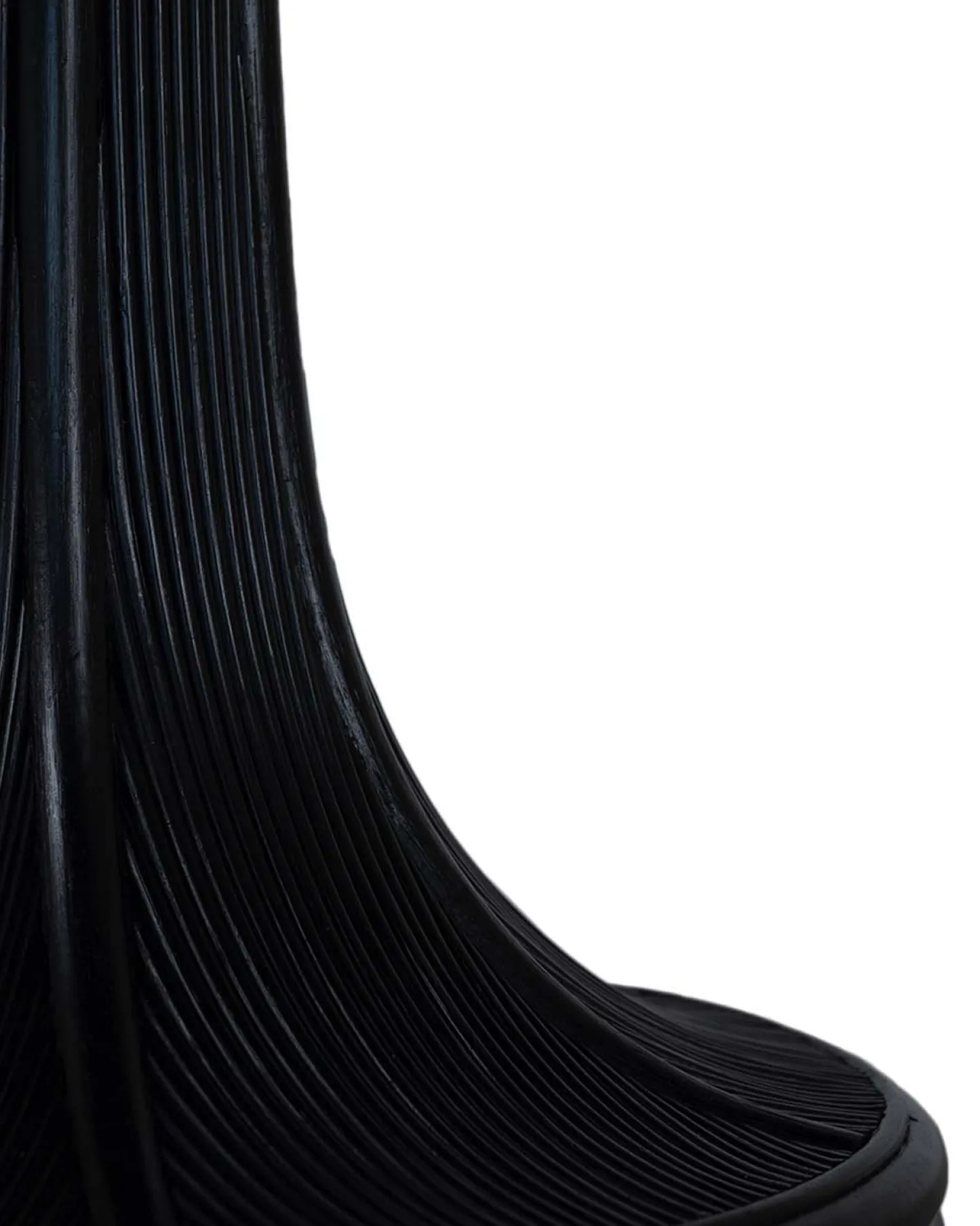 Tables Hautes>Maison Sarah Lavoine Table ronde Riviera Marbre Noir Blanc / Noir