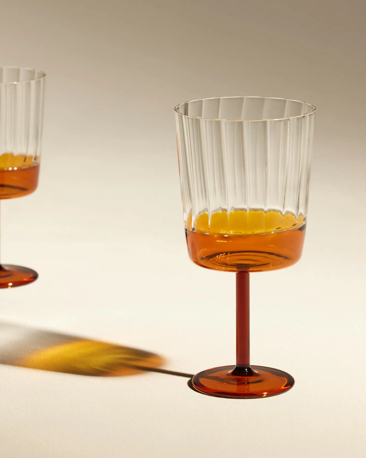 Verres>Maison Sarah Lavoine Verre à eau Eclat - Ambre